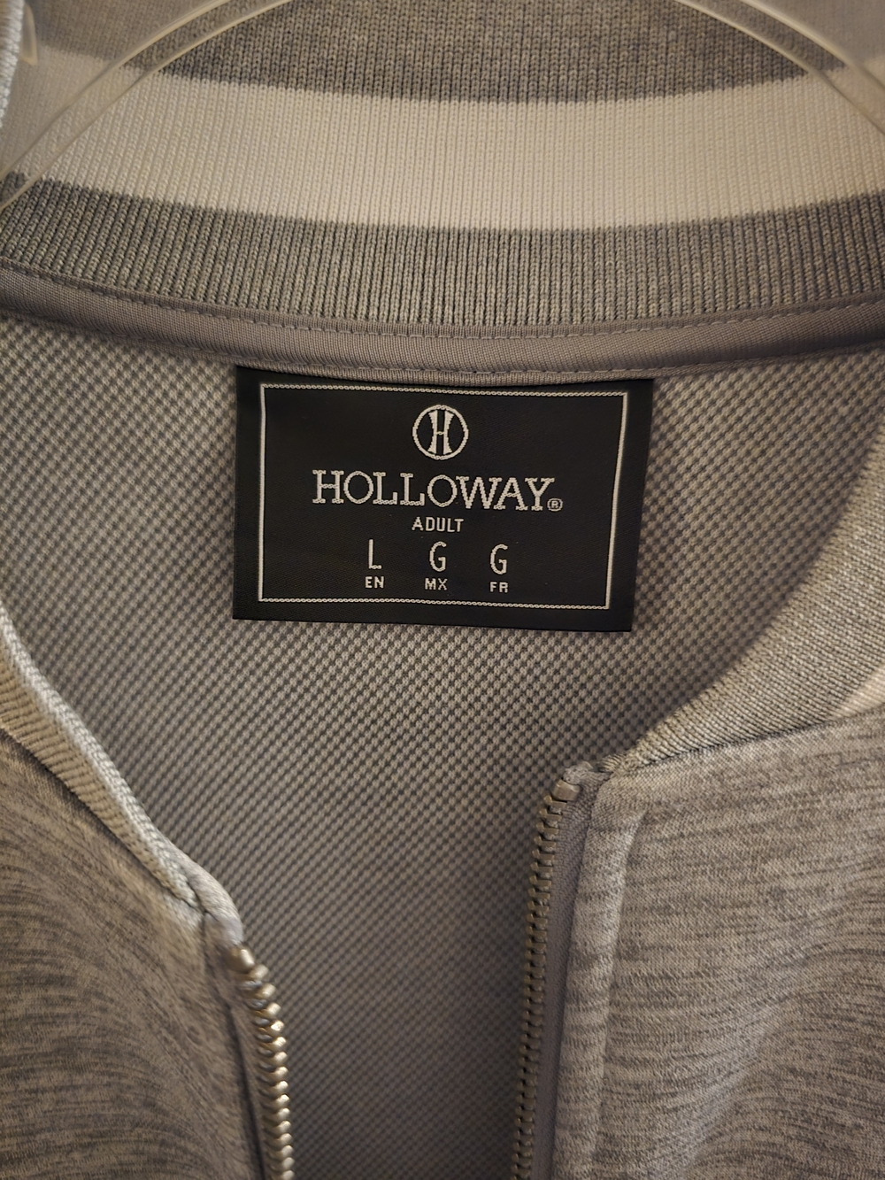 Jeep Grey & White Zip-up Bomber Jacket BNWT (Men's Large) - Picture 3 of 9